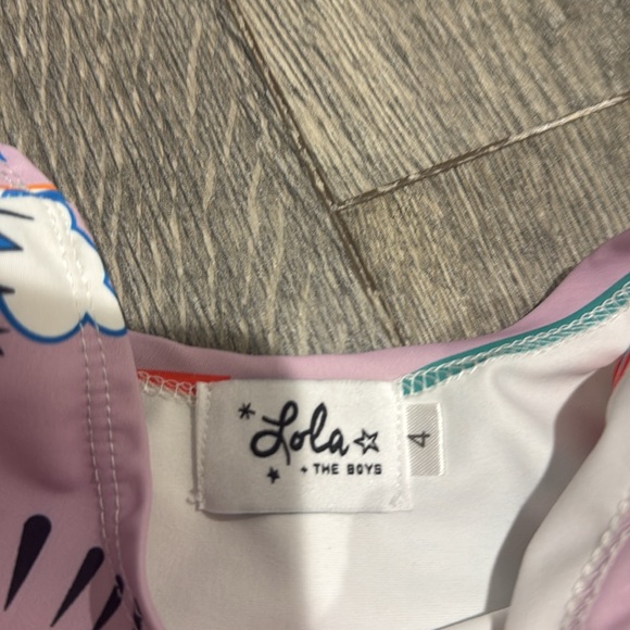 • Lola and the Boys • Girls GOOD VIBES SPORT Top Purple  4 - Picture 3 of 4